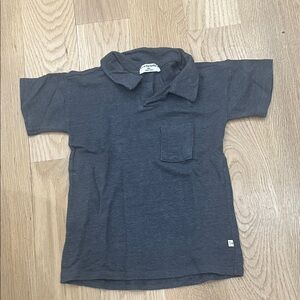 Stylish Kids Polo Shirt in Charcoal